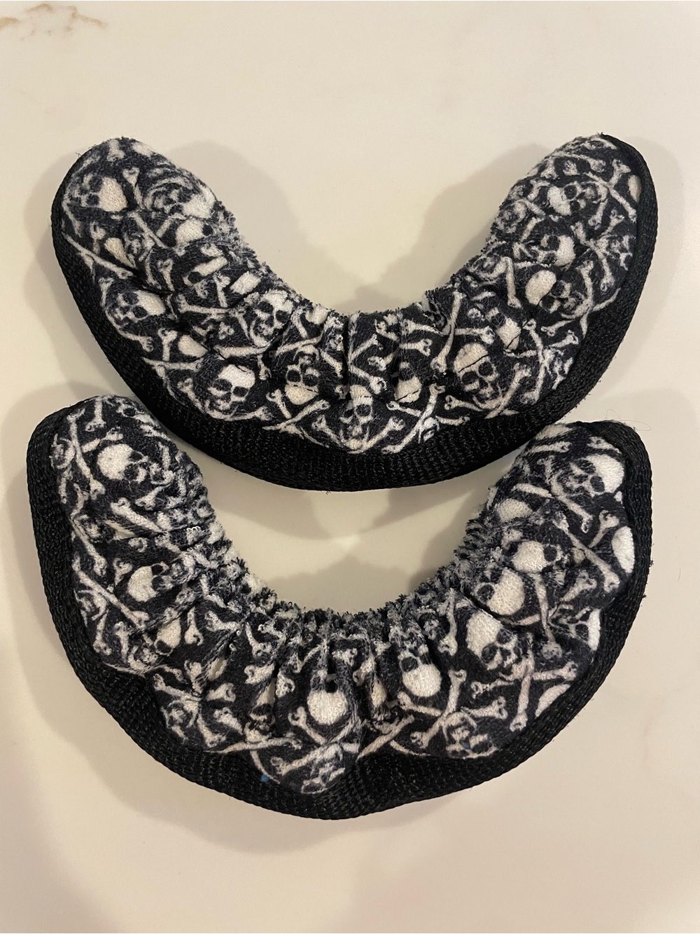 Skate Guards - Black & White Skull Print